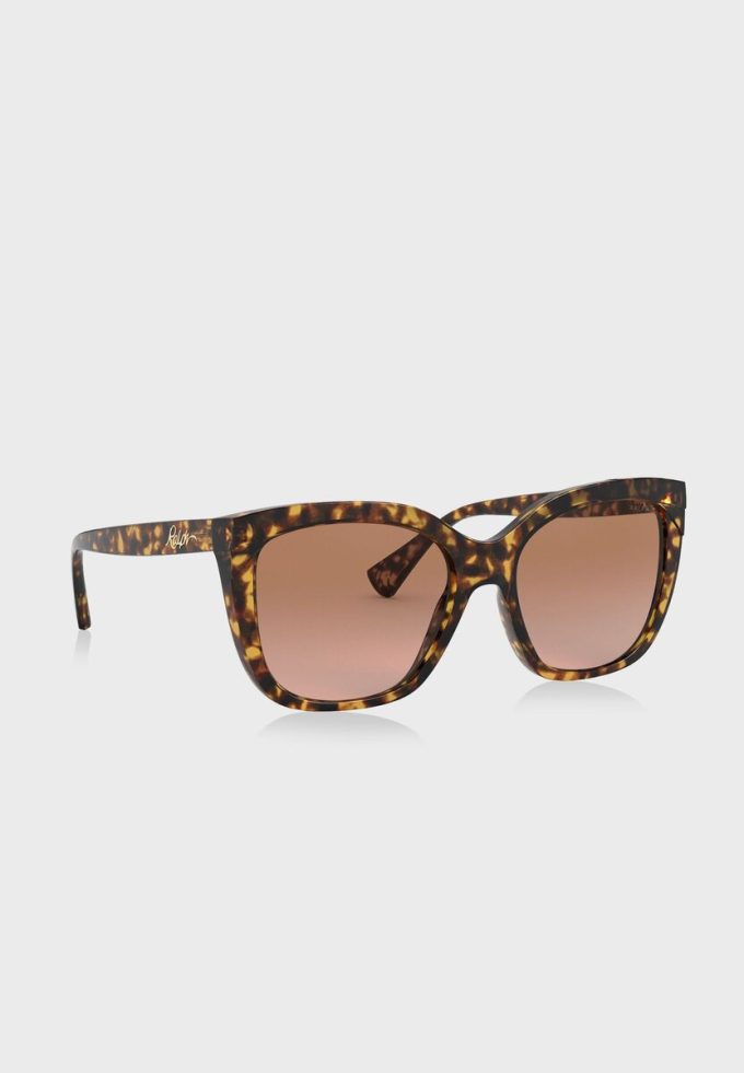 Braune quadratische Sonnenbrille 0RA5265 für Damen von Ralph Lauren