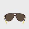 Braune Ralph Lauren 0Ph4173 Clubmaster Sonnenbrille für Herren