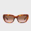 Braune Ralph Lauren 0Ra5292 Wayfarer-Sonnenbrille für Damen