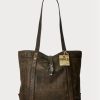 Braune Ralph Lauren Leder-Tragetaschen für Herren