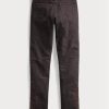 Braune Ralph Lauren Slim Narrow Fit Jeans mit schwarzem Resin Rinse für Herren