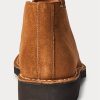 Braune Ralph Lauren Talan Chukka-Stiefel aus Wildleder für Herren