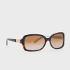 Braune rechteckige Sonnenbrille Ralph Lauren 0Ra5130 für Damen
