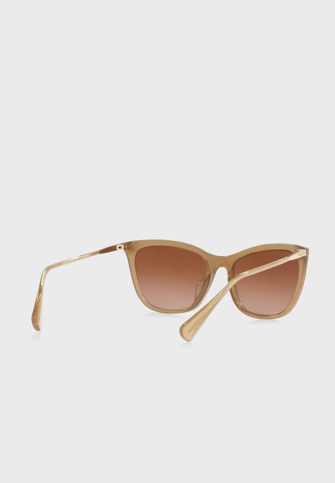 Braune rechteckige Sonnenbrille Ralph Lauren 0Ra5289 für Damen