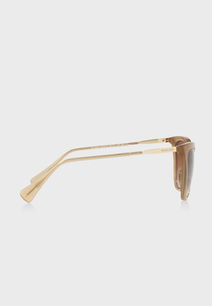 Braune rechteckige Sonnenbrille Ralph Lauren 0Ra5289 für Damen