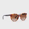 Braune runde Sonnenbrille 0Ra5285U für Damen von Ralph Lauren