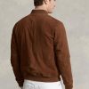 Braune Wildleder-Bomberjacken von Ralph Lauren für Herren