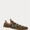 Camo Ralph Lauren Trackster 200II Camo Strick-Sneaker für Herren