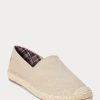Cremefarbene Espadrilles „Cevio“ aus gewaschenem Canvas von Ralph Lauren für Herren