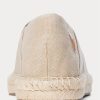 Cremefarbene Espadrilles „Cevio“ aus gewaschenem Canvas von Ralph Lauren für Herren