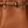 Cuoio Damen Ralph Lauren Leder Große Bellport Bucket Bags