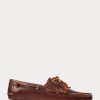 Dunkelbraune Herren Ralph Lauren Merton Leder Freizeitschuhe