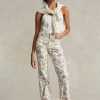 Flower Damen Ralph Lauren Jenn Flare Jeans mit Blumendruck