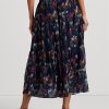 Flower Ralph Lauren Damen Georgette-Röcke mit Blumenmuster