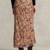 Flower Ralph Lauren Georgette-Röcke mit Blumenmuster für Damen