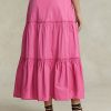 Fuchsiafarbene A-Linien-Röcke aus Baumwolle von Ralph Lauren für Damen