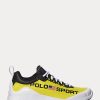 Gelb / Schwarz Damen Ralph Lauren Polo Sport Tech Racer Sneakers