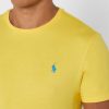 Gelbe Herren Ralph Lauren Brust-Logo Rundhals T-Shirts