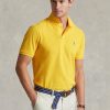 Gelbe Poloshirts aus Mesh im Slim Fit von Ralph Lauren für Herren