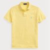 Gelbe Poloshirts aus Mesh im Slim Fit von Ralph Lauren für Herren