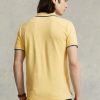 Gelbe Poloshirts aus Mesh im Slim Fit von Ralph Lauren für Herren