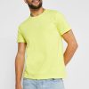 Gelbe Ralph Lauren Essential T-Shirts mit Rundhalsausschnitt für Herren