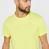 Gelbe Ralph Lauren Essential T-Shirts mit Rundhalsausschnitt für Herren