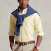 Gelbe Ralph Lauren Slim Fit Oxford-Hemden für Herren