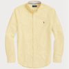 Gelbe Ralph Lauren Slim Fit Oxford-Hemden für Herren