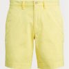 Gelbe Stretch-Chinoshorts mit gerader Passform von Ralph Lauren für Herren