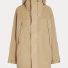 Gelbe wasserabweisende Ripstop-Windjacke von Ralph Lauren für Damen