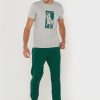 Graue bedruckte T-Shirts mit Rundhalsausschnitt von Ralph Lauren für Herren