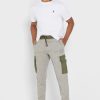 Graue Jogginghose mit Ralph Lauren-Print für Herren