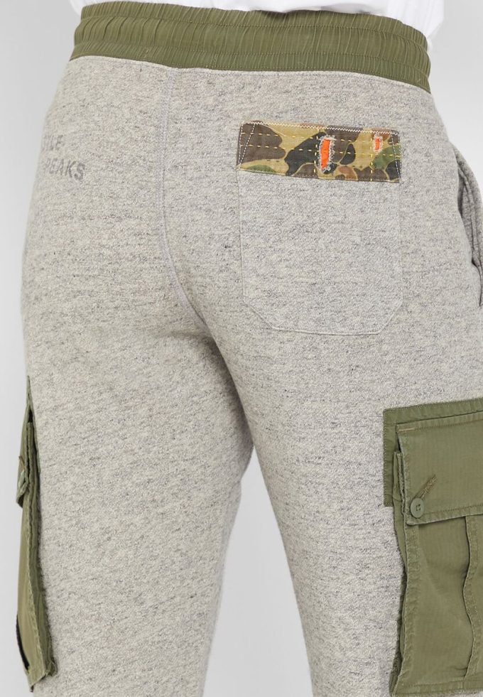 Graue Jogginghose mit Ralph Lauren-Print für Herren