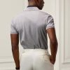 Graue Poloshirts mit Bären-Print für Herren von Ralph Lauren
