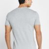 Graue Poloshirts mit Rundhalsausschnitt und Logo für Herren von Ralph Lauren