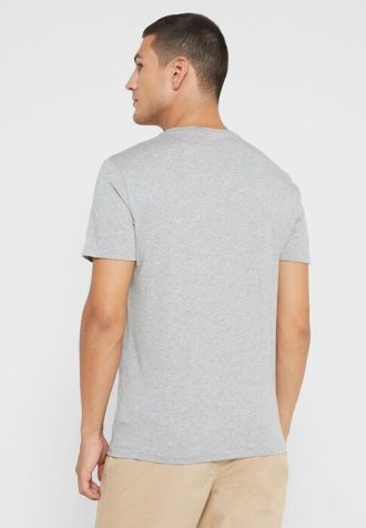 Graue Poloshirts mit Rundhalsausschnitt und Logo für Herren von Ralph Lauren