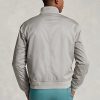 Graue Ralph Lauren Baumwoll-Twill-Jacken für Herren Graue Ralph Lauren Baumwoll-Twill-Jacken für Herren