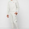 Graue Ralph Lauren Essential Jogginghose mit Bündchen für Herren
