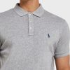 Graue Ralph Lauren Essential Poloshirts für Herren