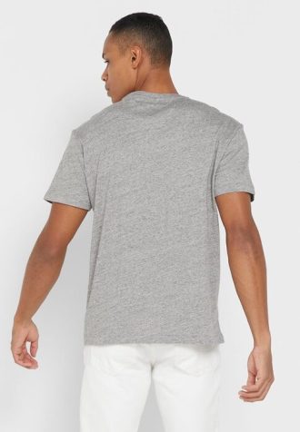 Graue Ralph Lauren Essential T-Shirts mit Rundhalsausschnitt für Herren