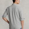 Graue Ralph Lauren Featherweight Mesh-Hemden für Herren