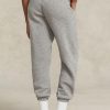 Graue Ralph Lauren Fleece-Sporthose für Damen