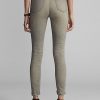 Graue Ralph Lauren Stretch High Skinny Distressed Jeans für Damen
