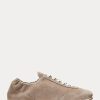Graue Ralph Lauren The Suede Pony Ballerina-Sneakers für Damen