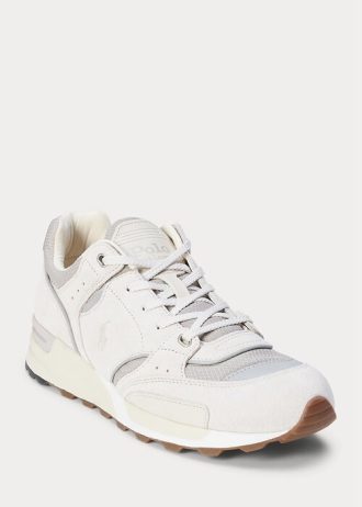 Graue Ralph Lauren Trackster 200 Sneakers für Herren