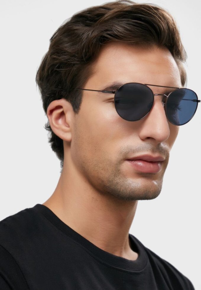 Graue runde Sonnenbrille 0Ph3136 für Herren von Ralph Lauren