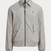 Graue, wasserabweisende Ralph Lauren-Jacken für Herren