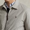Graue, wasserabweisende Ralph Lauren-Jacken für Herren