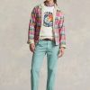 Graue Wendbare Jacken aus Madras-Twill von Ralph Lauren für Herren